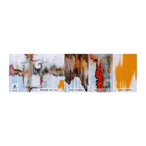 Mostră de Tapet Standard Eco - Cu bățul pe apă - Abstracția, Bucată, Model modern - 100x30 cm
