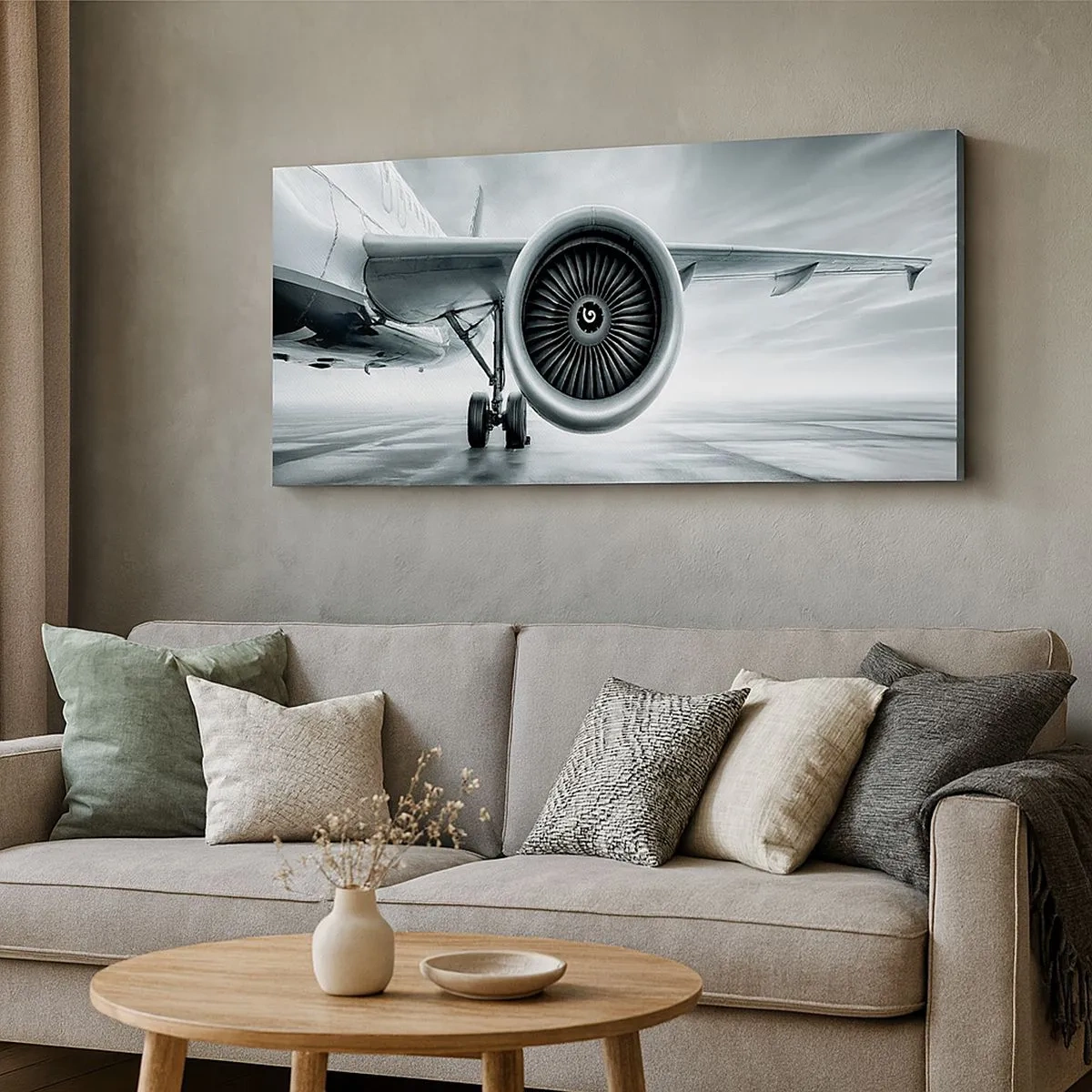 Tablou pe pânză - Ce putere! - 100x40 cm