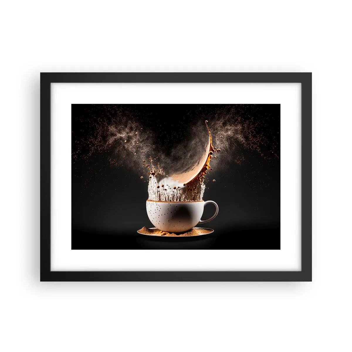 Poster în ramă neagră - O explozie de arome - 40x30 cm