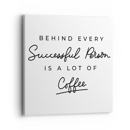 Tablou pe pânză - Secretul succesului - 40x40 cm