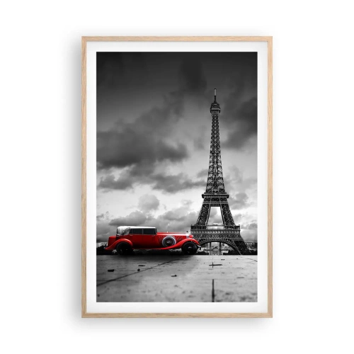 Poster în ramă de stejar deschis - Nu cu mult timp în urmă, la Paris - 61x91 cm