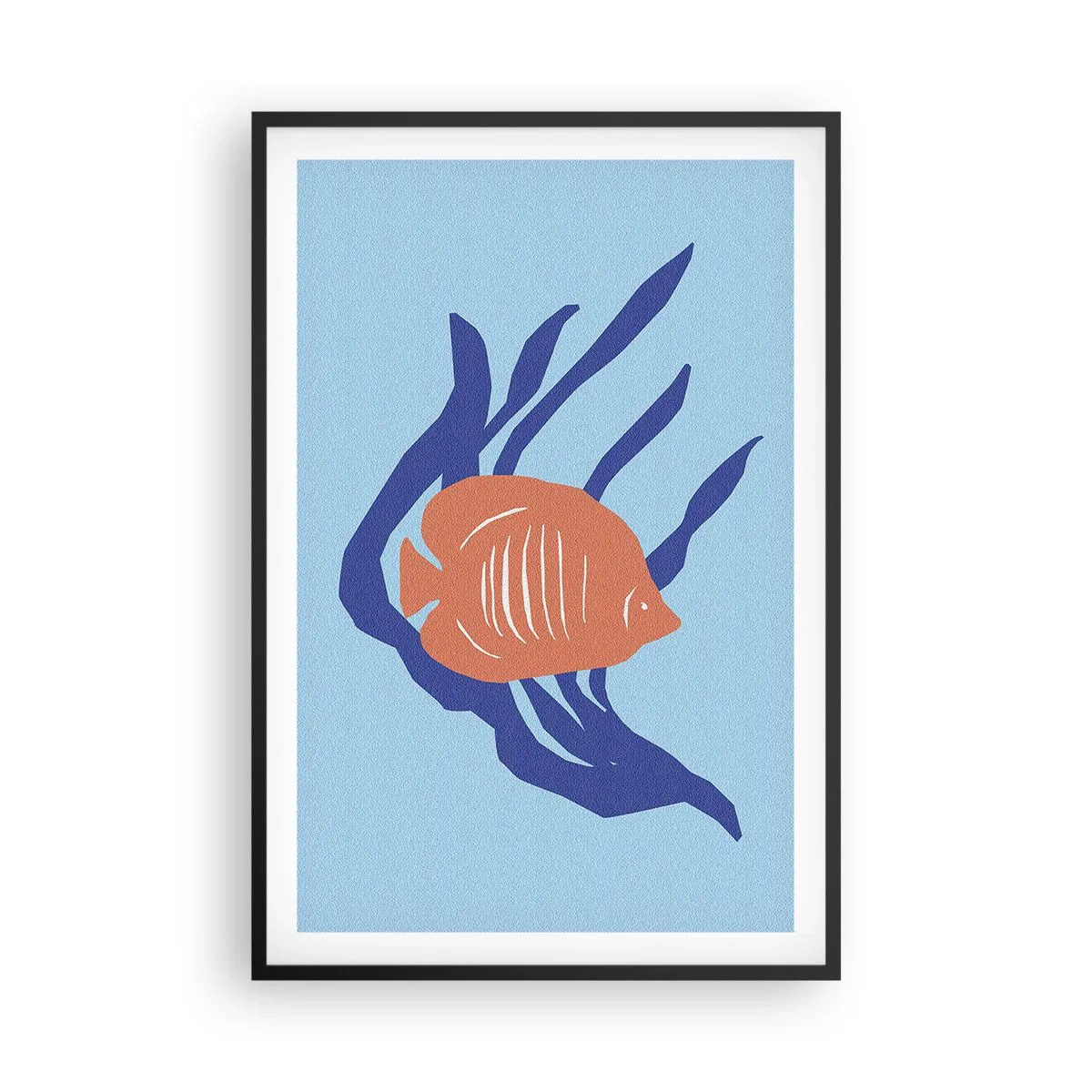 Poster în ramă neagră - Rezident din apele de corali - 61x91 cm