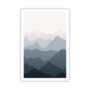 Poster - Valuri de munți - 61x91 cm