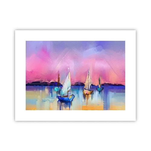 Poster - Direcția: ape largi - 40x30 cm