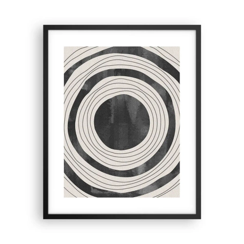 Poster în ramă neagră - Direct la subiect - 40x50 cm