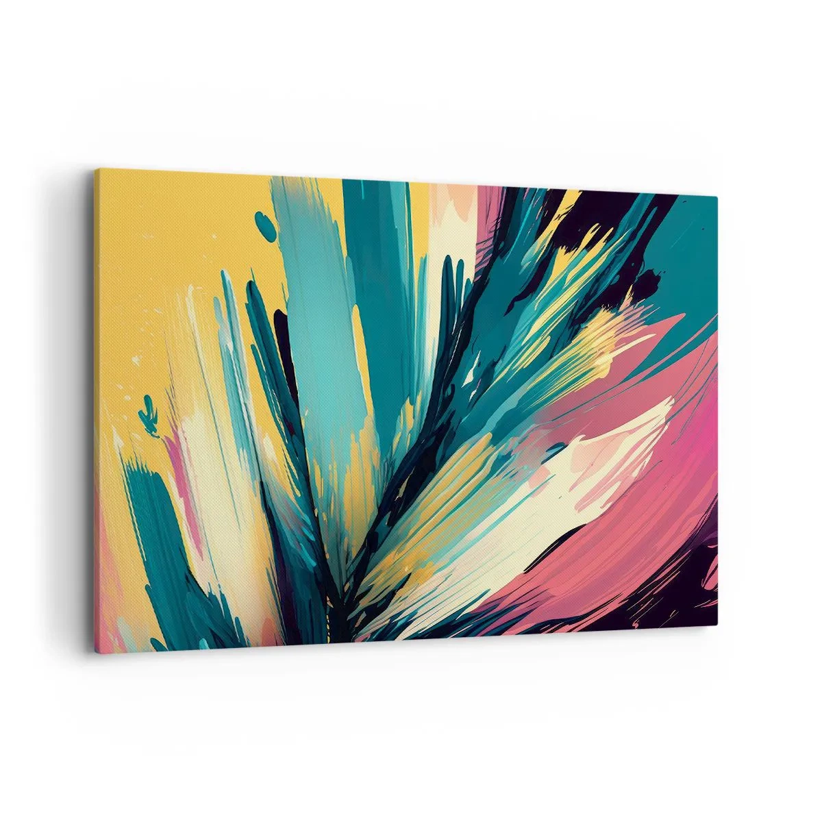 Tablou pe pânză - Compoziția - o explozie de bucurie - 100x70 cm