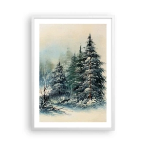 Poster în ramă albă - Gata pentru Crăciun - 50x70 cm