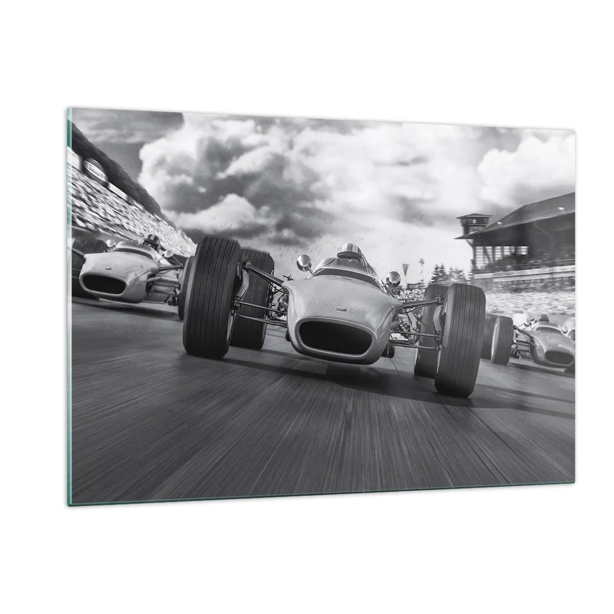 Tablou pe sticlă - Cai putere! - 120x80 cm