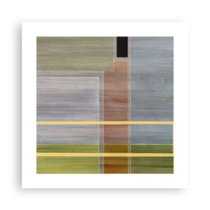 Poster - Drept și liniștit - 40x40 cm
