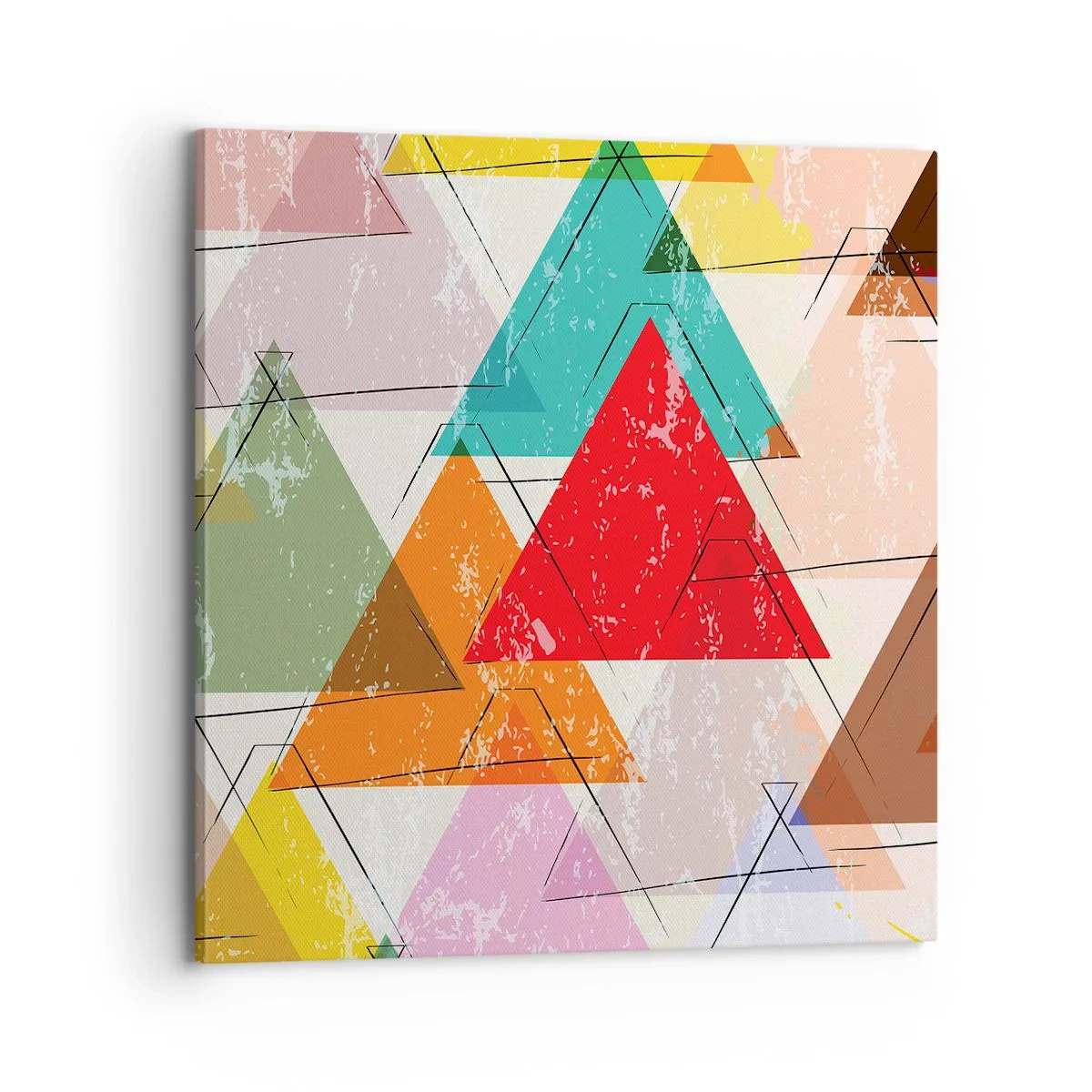 Tablou pe pânză - Trei câte trei - 70x70 cm