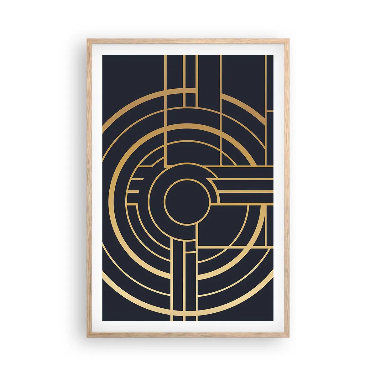 Poster în ramă de stejar deschis - Întoarcerea lucrurilor - 61x91 cm