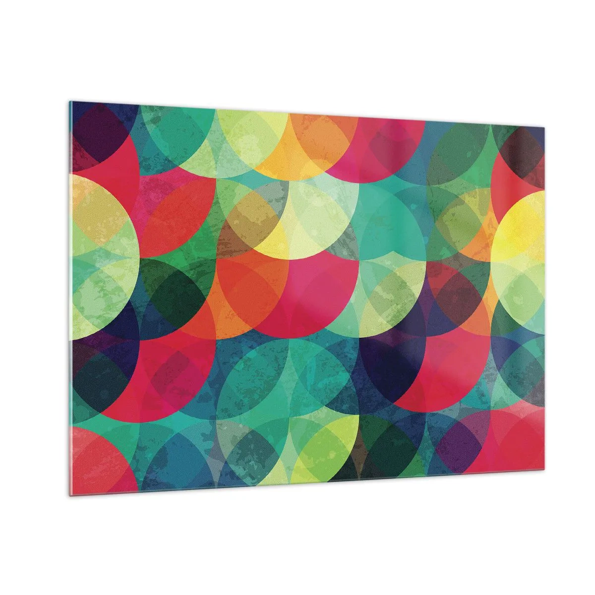 Tablou pe sticlă - Să intrăm în curcubeu - 100x70 cm