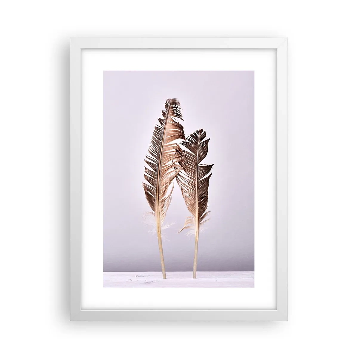 Poster în ramă albă - Împotriva neantului - 30x40 cm