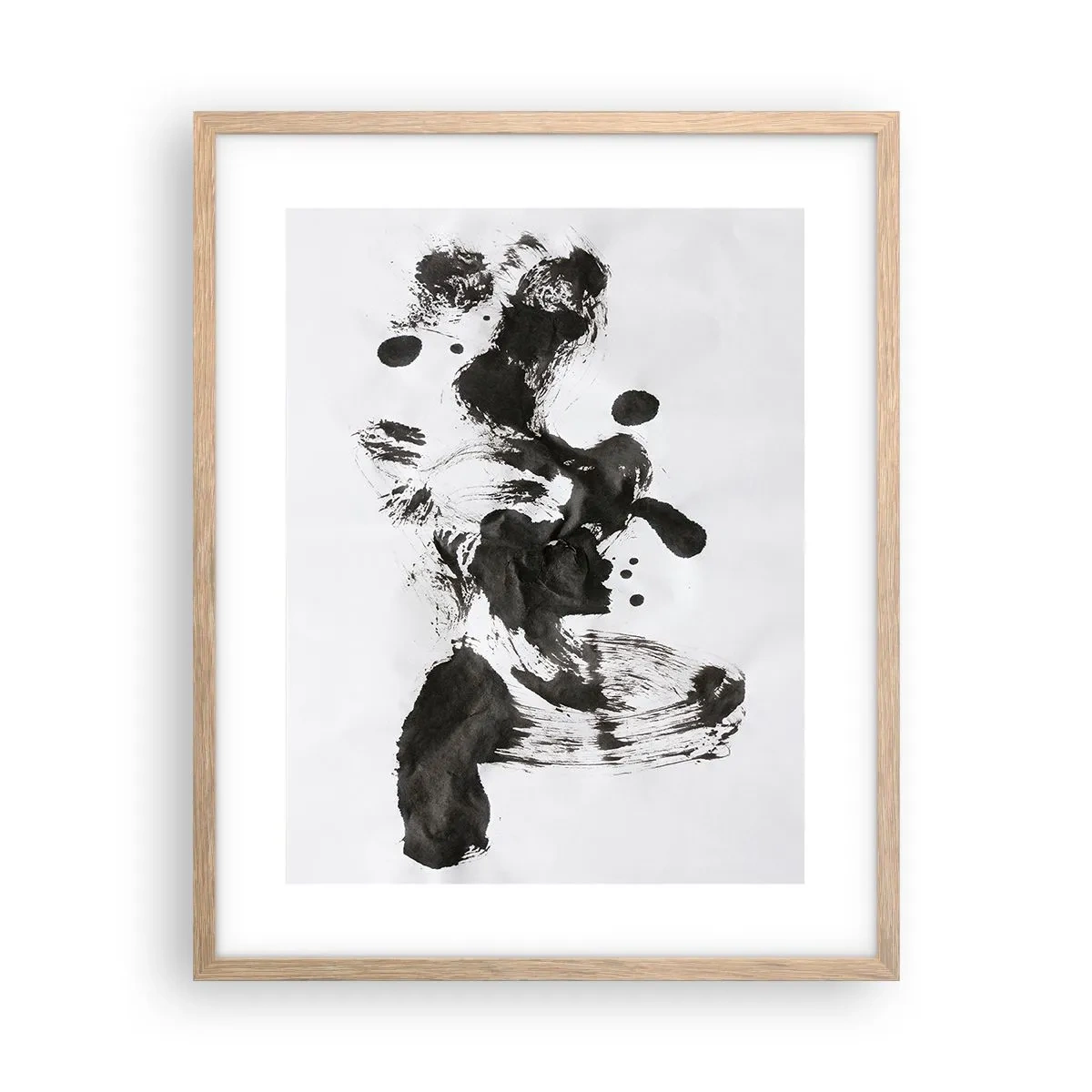 Poster în ramă de stejar deschis - Metodă în nebunie? - 40x50 cm