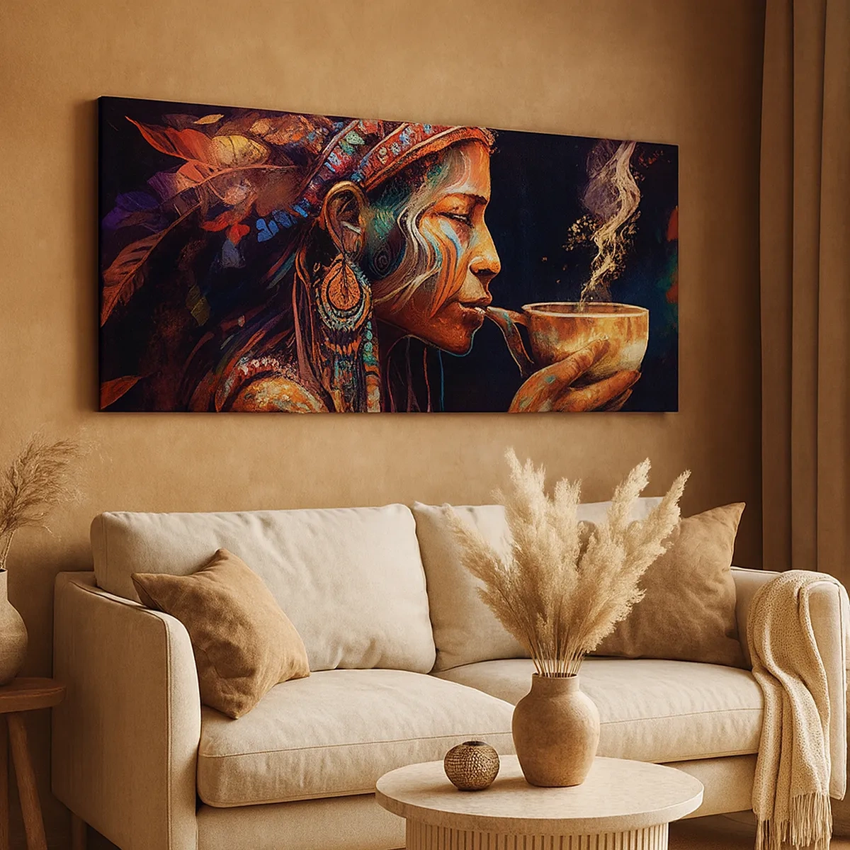 Tablou pe pânză - Ritual magic - 30x30 cm