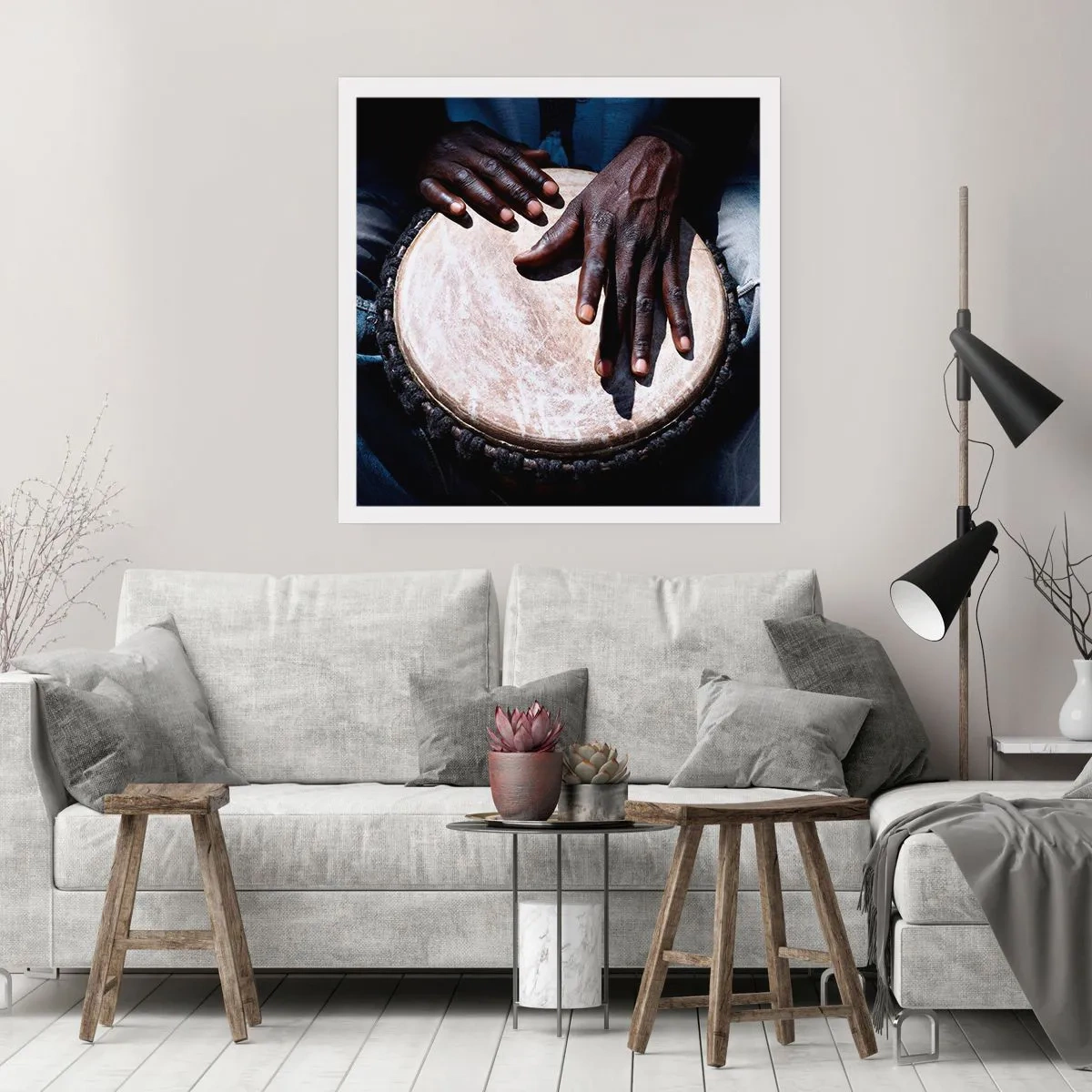 Poster - Trăiește în ritmul tău - 60x60 cm