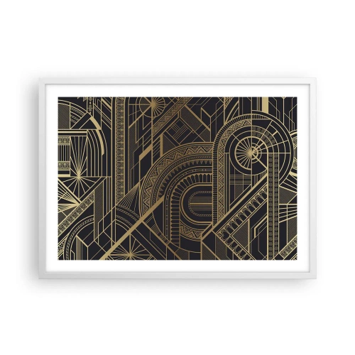 Poster în ramă albă - Concepte, idei, planuri - 70x50 cm