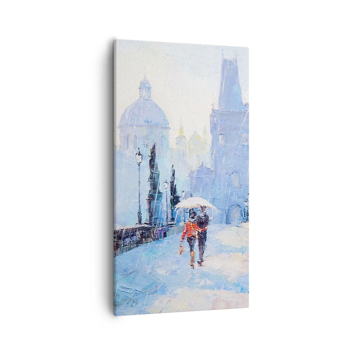 Tablou pe pânză - Probabil că am fost vrăjiți de ploaie - 55x100 cm