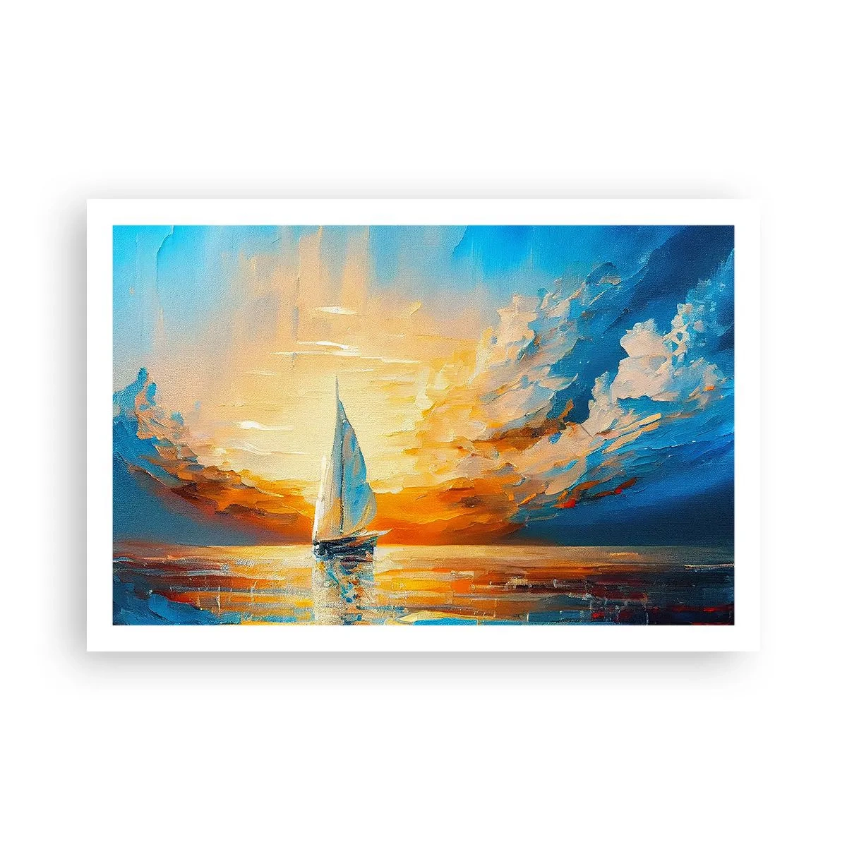 Poster - Navigare prin aur - 91x61 cm