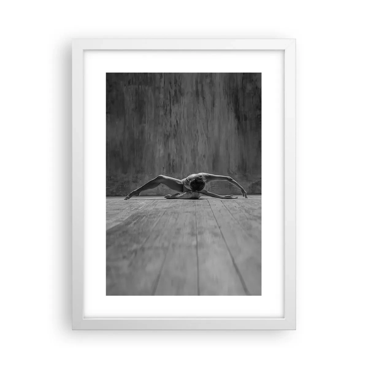 Poster în ramă albă - Simetria găsită - 30x40 cm