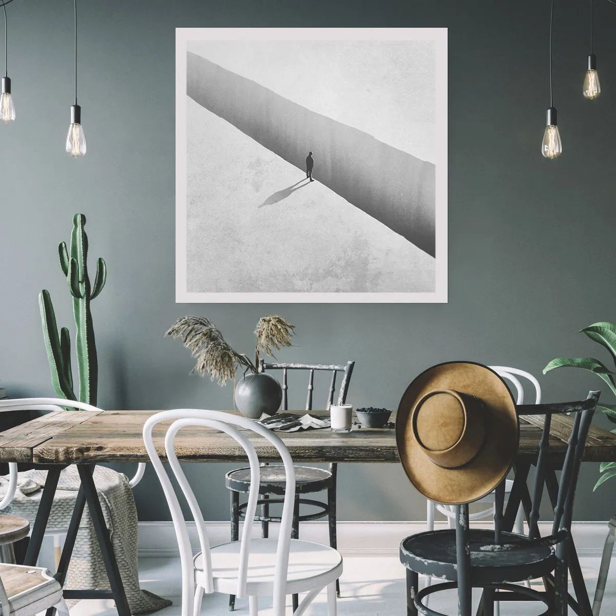 Poster - Obiectiv clar - 60x60 cm