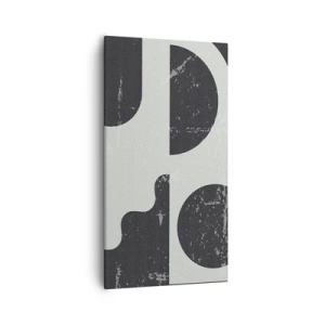 Tablou pe pânză - Compoziție deasupra și dedesubt - 55x100 cm