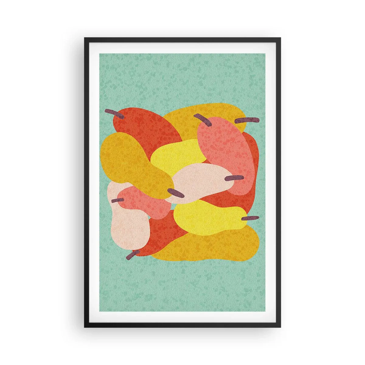 Poster în ramă neagră - Gustă soarele de vară - 61x91 cm