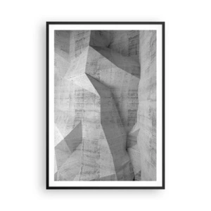 Poster în ramă neagră - O adevărată provocare - 70x100 cm