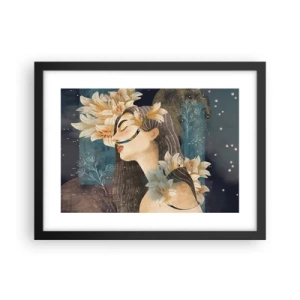 Poster în ramă neagră - Povestea prințesei cu crini - 40x30 cm