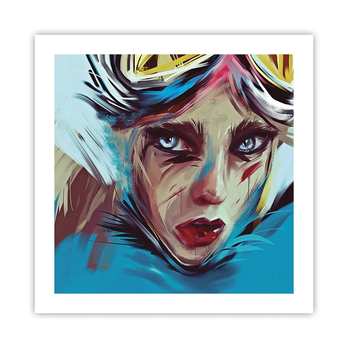 Poster - Războinica de drum - 50x50 cm