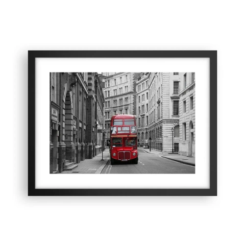 Poster în ramă neagră - Viața de zi cu zi nu trebuie să fie gri - 40x30 cm