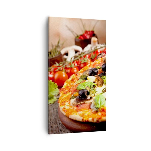 Tablou pe pânză - Din ingredient teluric - 55x100 cm