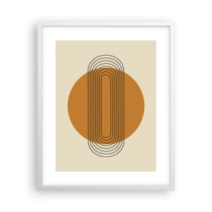 Poster în ramă albă - Planul perfect - 40x50 cm