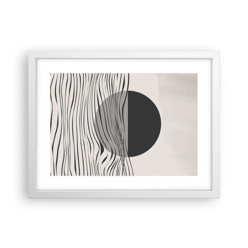 Poster în ramă albă - Semicompunere - 40x30 cm