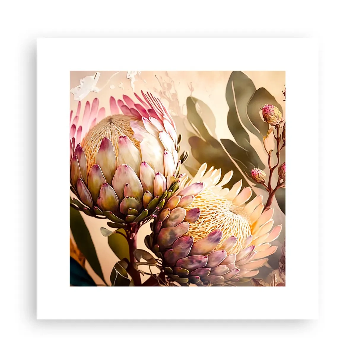 Poster - Îmbrățișare cu tandrețe - 30x30 cm