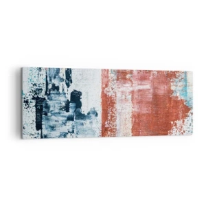 Tablou pe pânză - Jumi-juma abstract - 140x50 cm