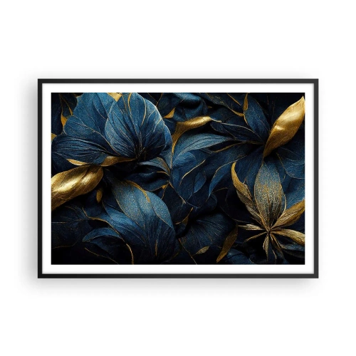 Poster în ramă neagră - Căptușită cu aur - 100x70 cm
