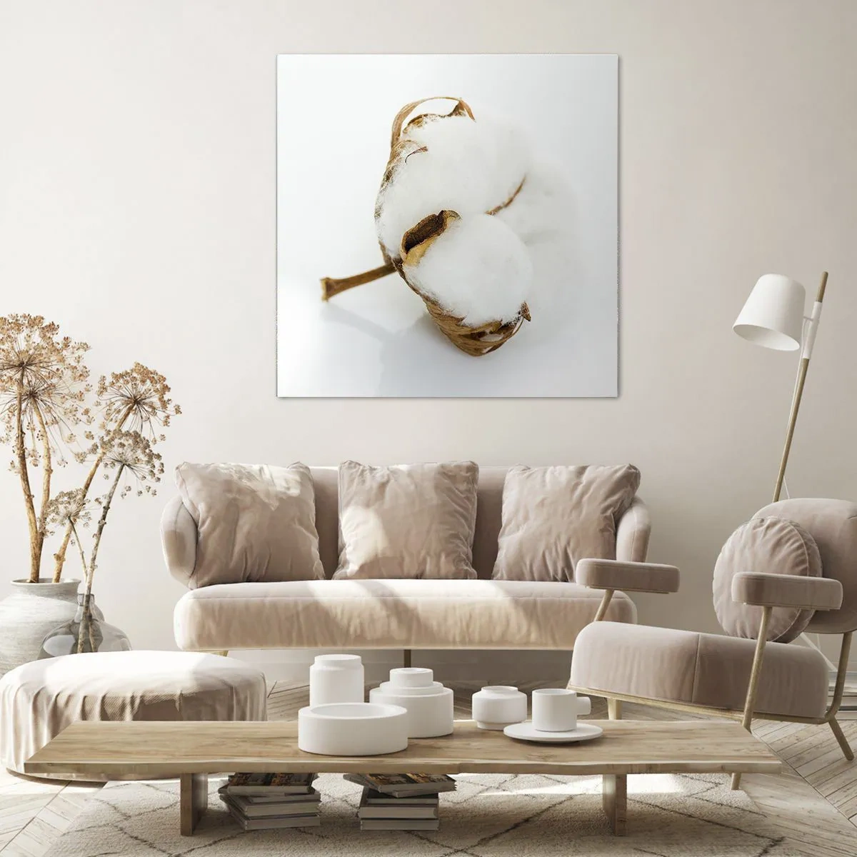 Tablou pe pânză - Moale prin natură - 70x70 cm