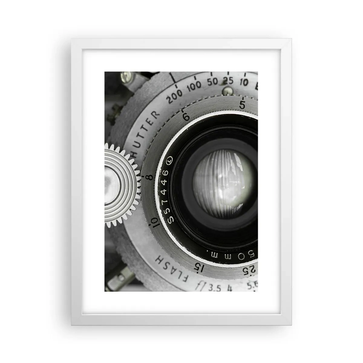 Poster în ramă albă - Povestea de la Hollywood - 30x40 cm