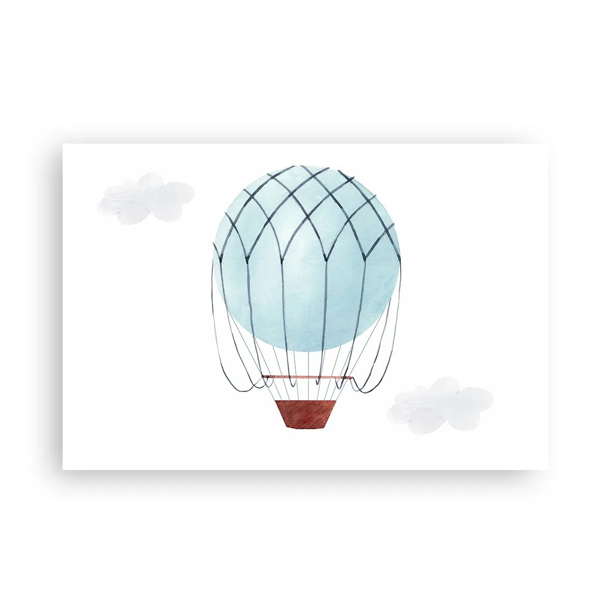 Poster - Complet în nori - 91x61 cm