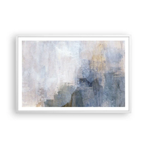 Poster în ramă albă - Tonuri și acorduri de culoare - 91x61 cm