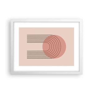 Poster în ramă albă - Atracție irezistibilă - 40x30 cm