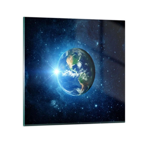Tablou pe sticlă - Suntem în ceruri - 40x40 cm