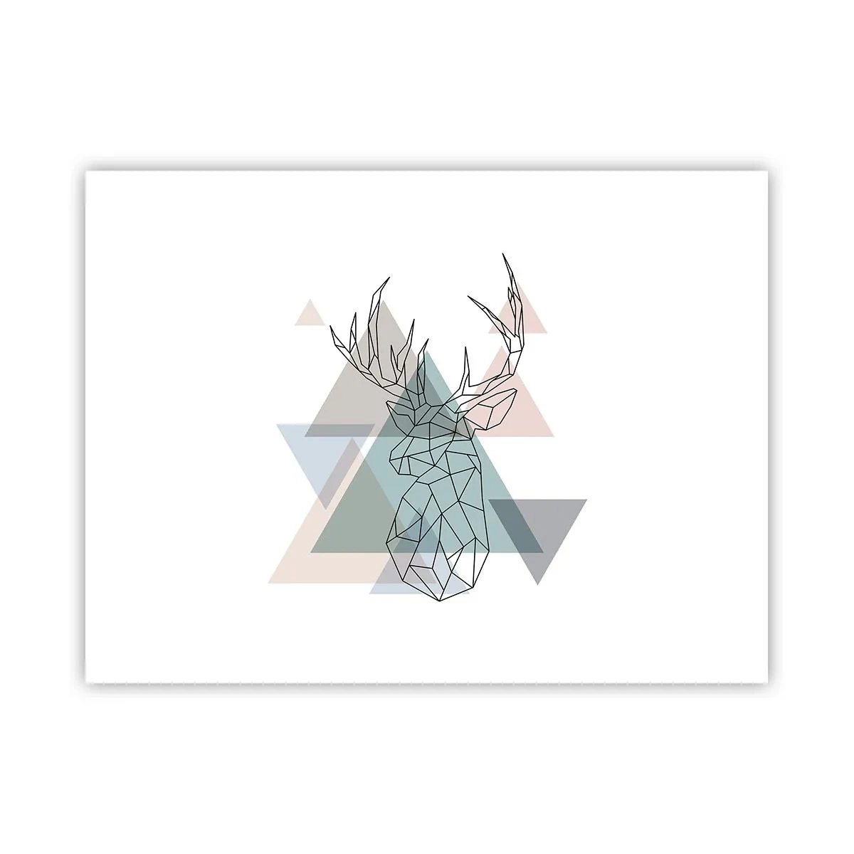 Poster - Într-o pădure geometrică - 40x30 cm