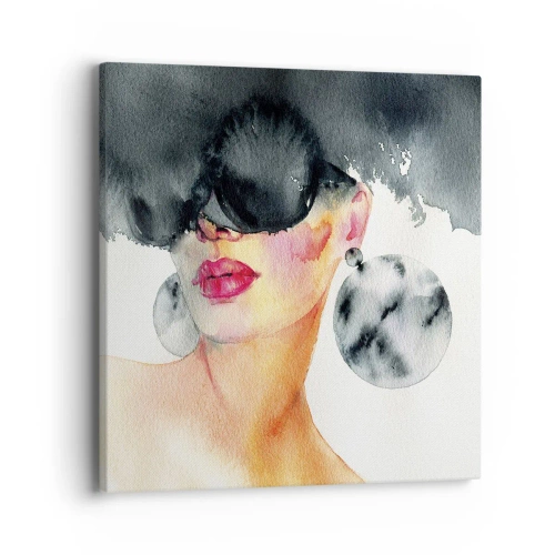 Tablou pe pânză - Secretul eleganței - 40x40 cm