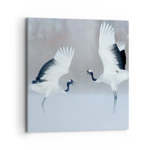 Tablou pe pânză - Dansând în ceață - 70x70 cm
