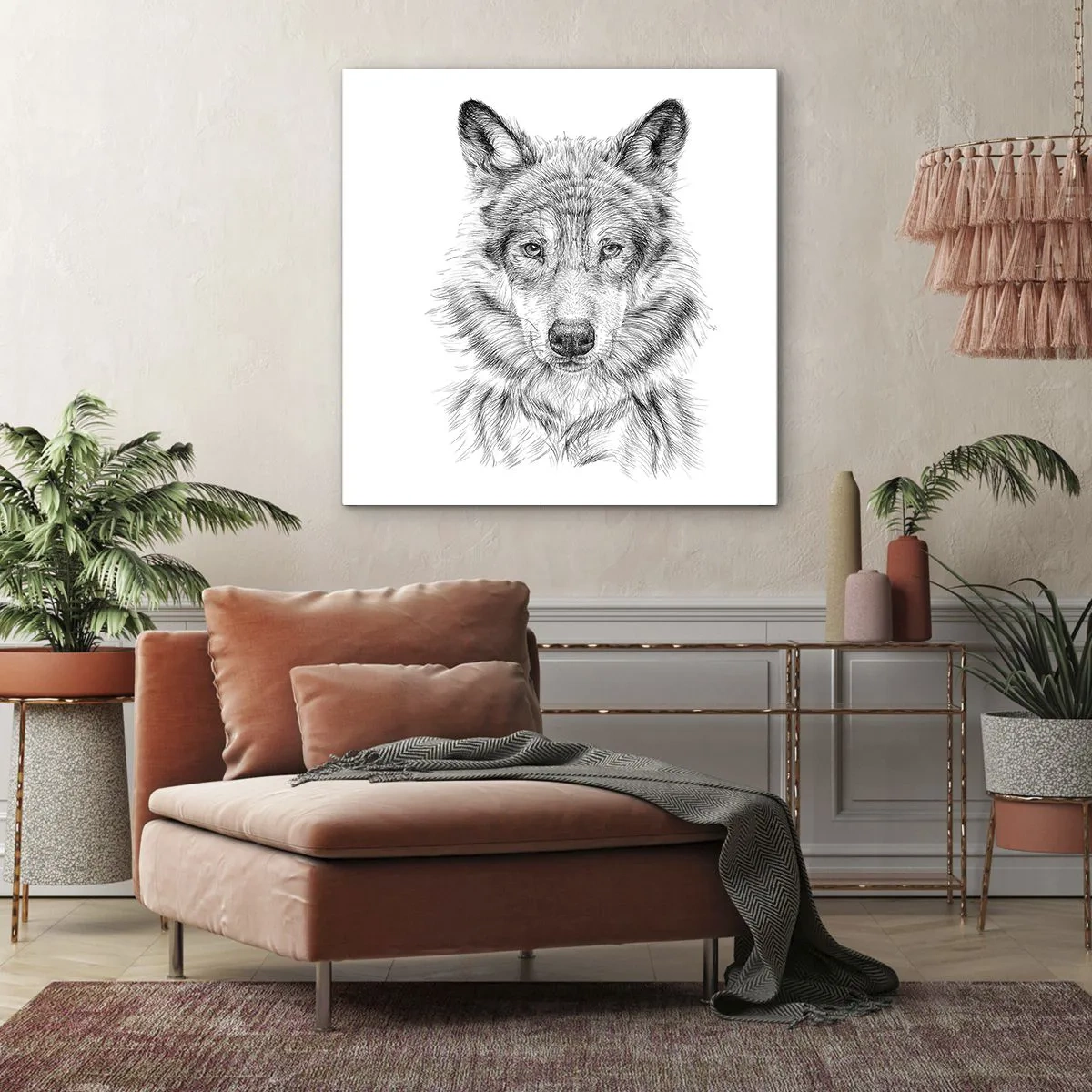 Tablou pe pânză - Un lider înnăscut - 50x50 cm