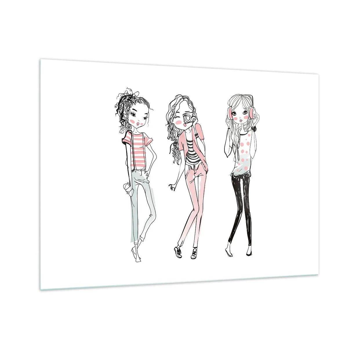 Tablou pe sticlă - Hai la distracție - 100x70 cm