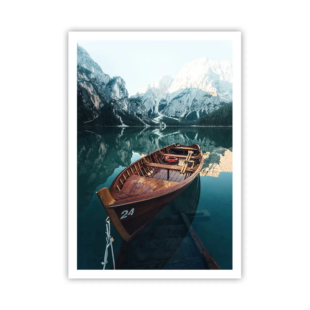 Poster - Ca și cum ar fi pictat pe sticlă - 70x100 cm