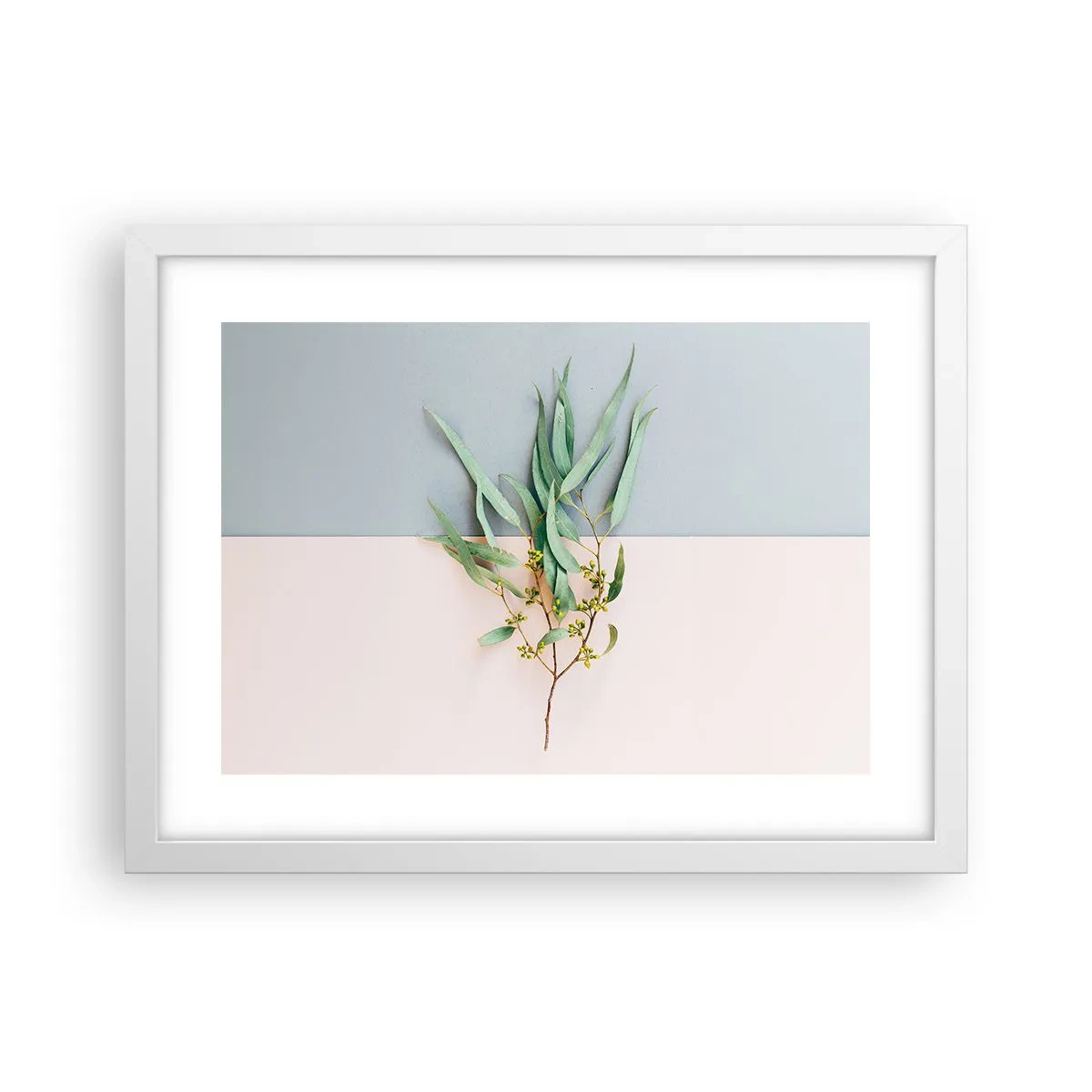 Poster în ramă albă - Subtilitate pastelată - 40x30 cm